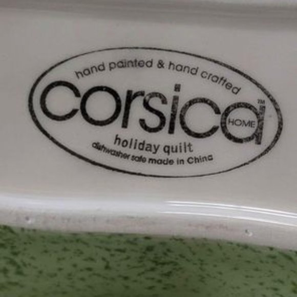 Large Beautiful Christmas Holiday Serving Platter With Gorgeous Details & Colors - Picture 2 of 8